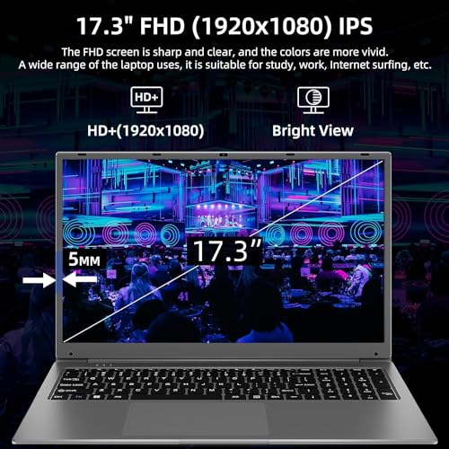 SGIN 44cm Laptop N5095A Celeron, 12GB RAM, 512GB SSD, FHD