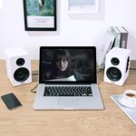 Sanyun SW208 7.6cm Bluetooth 5.0 Bookshelf Speakers – 60W