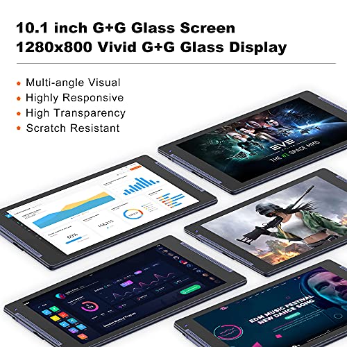 10.1 cm Android Tablet, 12GB RAM, 128GB ROM, HD IPS Screen