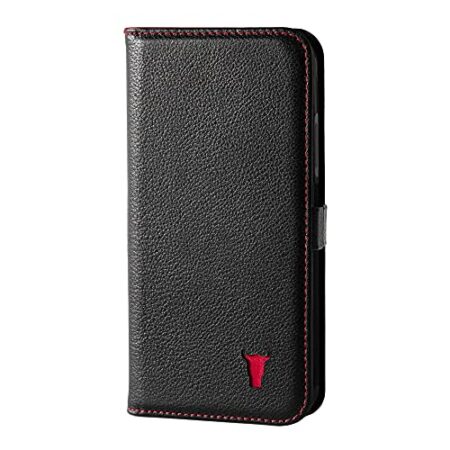TORRO Leather Wallet Case for iPhone X/XS (Black)