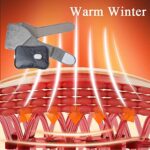 Vivo Rechargeable Electric Hot Water Bottle with Plush Belt