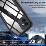 OWKEY iPhone 11 Case 15.5cm, 360° Full Body Protection (Black)