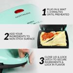 Nostalgia Pizza Pockets Maker, 520W, Mint Green