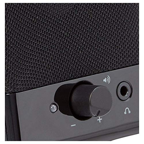 Amazon Basics USB-Powered Computer Speakers, Black