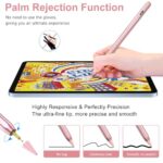 Stylus Pen for iPad 2018-2023, Rose Gold, 5 Tips