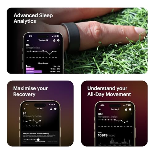 Ultrahuman Ring AIR - Sleep & HRV Tracker, 6 Days Battery (Size 7)