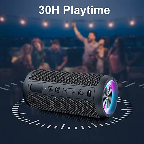 Ortizan Portable Bluetooth Speaker, IPX7, 30H Playtime