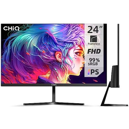CHiQ 24F650, 60.5 cm FHD Monitor, 75Hz, Ultra Slim, 2023