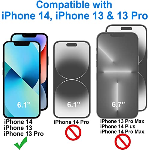4youquality 4-Pack Screen Protector for iPhone 14/13/13 Pro