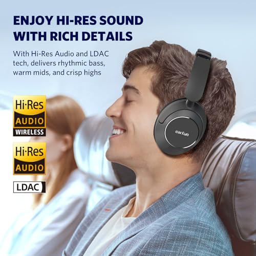 Roxel RX110 Lightweight Wired Foldable Headphones, Black