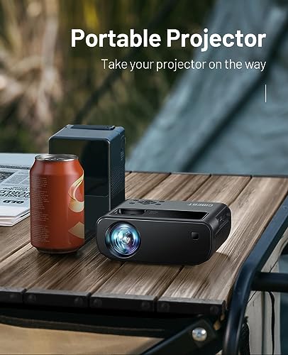Cibest WiFi Mini Projector 1080P, 13000 Lux, w/ Bag & Tripod