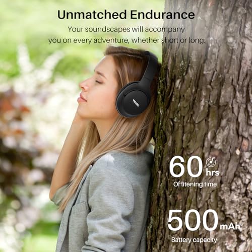 PowerLocus Bluetooth Foldable Over-Ear Headphones, Hi-Fi