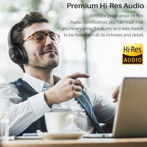 PowerLocus Bluetooth Foldable Over-Ear Headphones, Hi-Fi