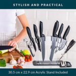 Home Hero 17-Piece Stainless Steel Knife Set (Black)
