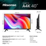 Hisense 100 cm FHD VIDAA Smart TV 40A4KTUK (2023 Model)