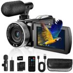 Vmotal 4K Camera, 48MP Photo, 4K 60FPS Video, 2 Batteries