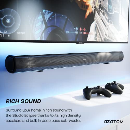 AZATOM Studio Eclipse 2.1 Soundbar, 180W, Bluetooth, 91cm