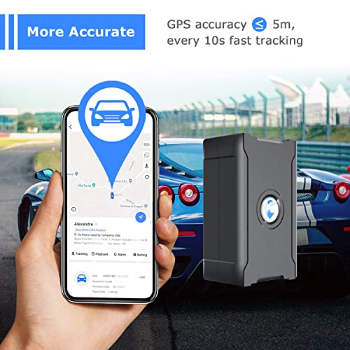 SEEWORLD R56L 4G Car GPS Tracker OBD Plug & Play Black