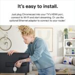 Chromecast with Google TV (HD) Snow – Streaming device