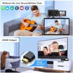 Jumobuis 4K 48MP Vlogging Camera with 32GB Card, Black