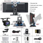 Portable Wireless Car Screen, 26cm IPS, 4K Dashcam, HD Camera