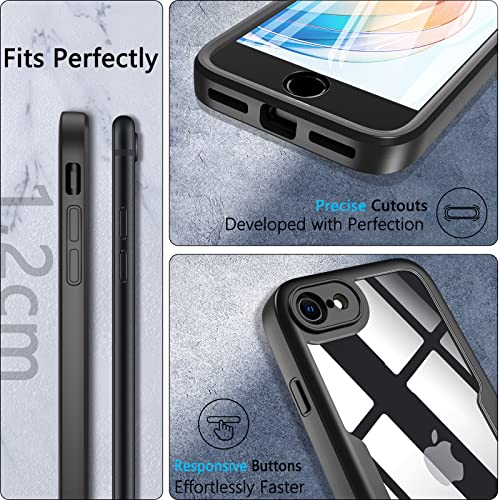 OWKEY iPhone SE 2020/2022/8/7 Case, 360° Full Body Cover