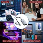 Newhope 4K HDMI to USB C Video Capture Card, 1080P 60fps