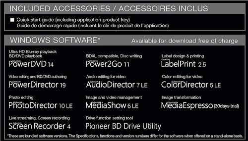 Pioneer Internal Blu-ray Drive BDR-S13E-X, Premium Model