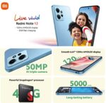 Xiaomi Redmi Note 12, 4+128GB, 6.67" FHD+ AMOLED, 50MP, 5000mAh