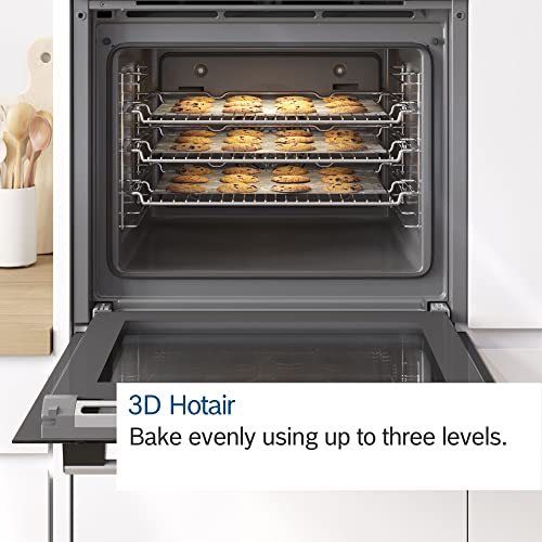 Bosch Serie 4 Built-in Oven, Pyrolytic, 3D Hotair, 60x60 cm