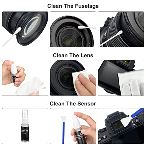 Pro Camera Cleaning Kit with Storage Box & Accessories