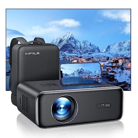 【Auto Focus & Keystone】26000 Lumen WiFi 6 Bluetooth 4K Projector