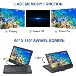 YOOHOO 36cm Portable DVD Player with 36cm Swivel Screen