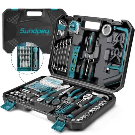 Sundpey 257PC Home Tool Kit - Portable DIY Repair Set
