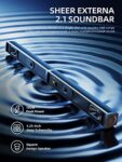 MEREDO 180W Detachable Sound Bar with Subwoofer 2.1CH