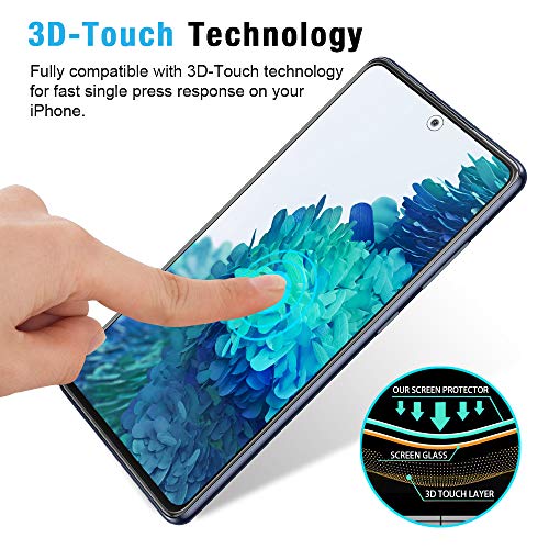 TOCOL 4 Pack for Samsung Galaxy S20 FE 5G, Screen & Lens Protectors
