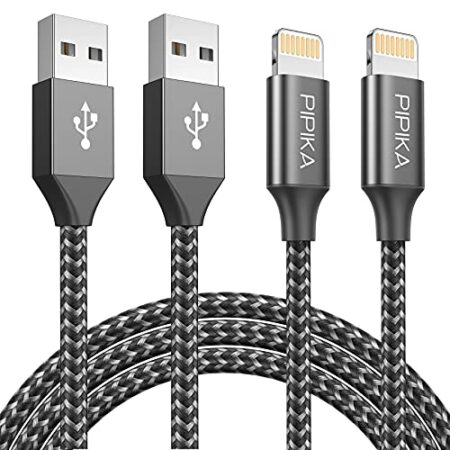 iPhone Charger Cable 2M 2Pack Nylon Fast Charging