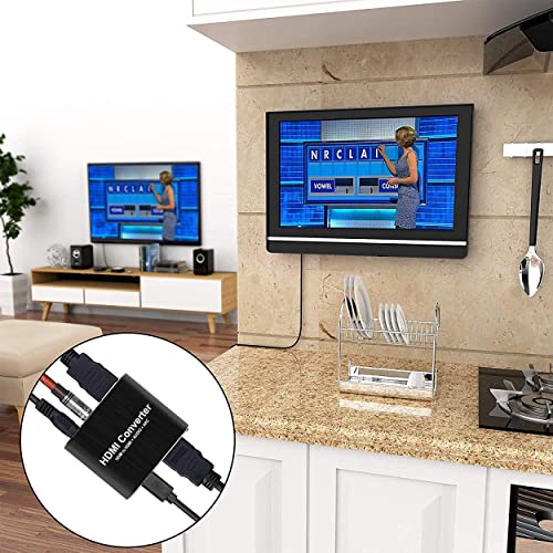 4K HDMI Audio Extractor with 1.2m Cable, Optical & AUX Out