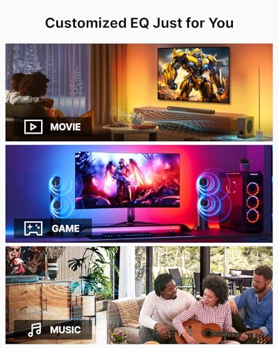 ULTIMEA 4.1ch Dolby Atmos Soundbar w/ Subwoofer, 280W