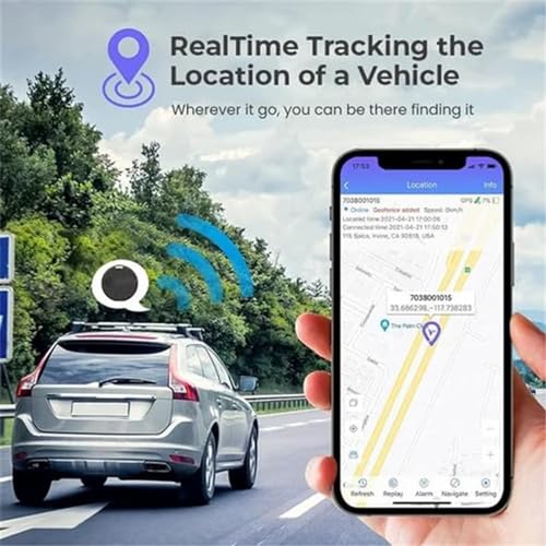 ATUVOS Bluetooth Tracker, Apple Find My, 2 Pack, Black