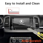 LFOTPP Karoq 20.3 cm GPS Screen Protector, 9H Tempered Glass