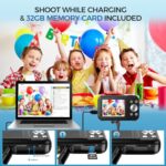 Bofypoo 44MP FHD 1080P Vlogging Camera, 16X Zoom, 2.4”