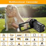 FHD 1080P 36MP Video Camera with IR Night Vision & Remote