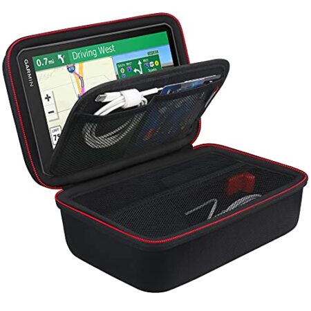 BOVKE Hard GPS Case for 15-18 cm Sat Nav, Black