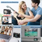 4K 48MP Autofocus Vlogging Camera with 32GB Card