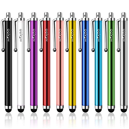 Mixoo Capacitive Stylus Pens, 10Pcs for All Touch Screens