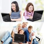 YOOHOO Portable DVD Player 26.7cm with 10.5" HD Swivel Screen