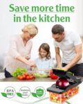 Pro Vegetable & Onion Chopper, Mandoline Slicer Dicer