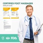 Snailax EMS Foot Massager with Remote, Cordless, 4 TENS