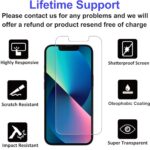 4youquality 4-Pack Screen Protector for iPhone 14/13/13 Pro
